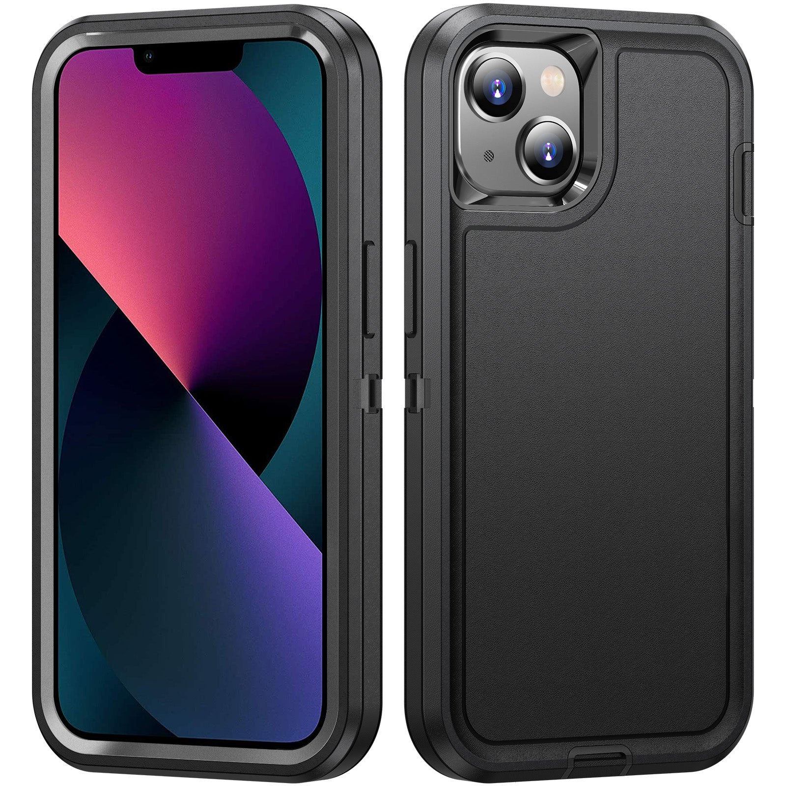 For iPhone 13 14 Phone Case TPU+PC Shockproof Protection Cover with Inner EVA Paper For iPhone 13 14 Phone Case TPU+PC Shockproof Protection Cover with Inner EVA Paper